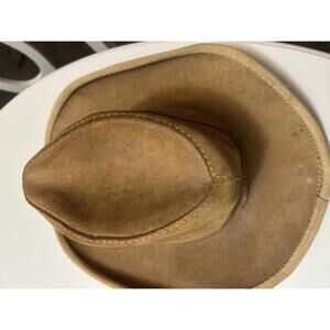 United Hatters Brown Suede Cowboy Hat Size Small Western Fedora Ranch Hat
